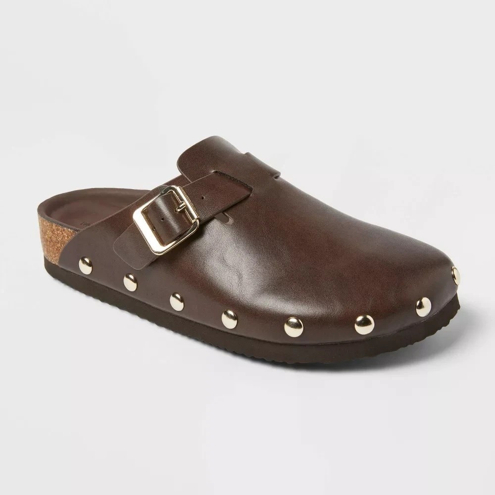Women's‎ Universal Thread Lee Clog Mule Flats Brown Size 6.5 New in Box